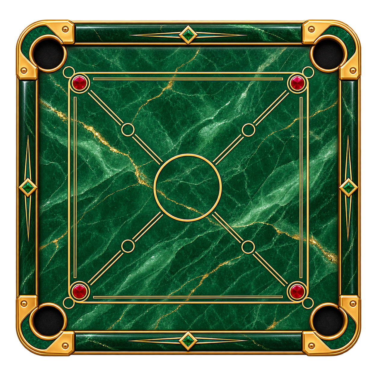 Jade Marble carrom board